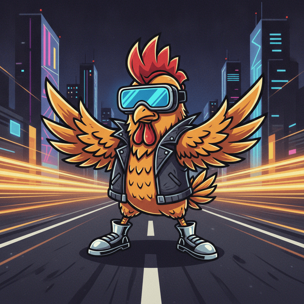 Mascota Road Chicken